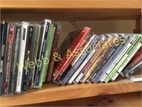 Shelf of CD's-Reggae