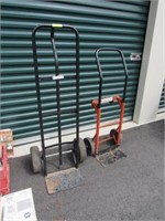 Two Hand Trucks - As Is - Low Tires