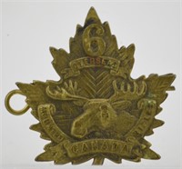 CEF 6TH CANADIAN MOUNTED RIFLES BADGE