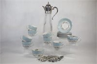 Made in England Bone China Cups & Saucers