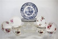 Delft Blue Plates, China Cups & Dessert Plates