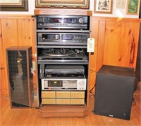 Stereo, Cassette, Turn Table and speakers
