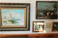 5 Signed Paintings