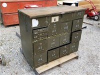 Green Army Tool  Box