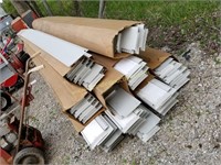 Skid of 9 Boxes White Insulated Vinal Siding