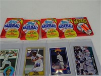 Assorted Baseball Cards - Some unopened