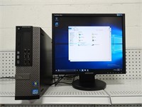 Dell Optiplex 9010 PC with Swivel Monitor and