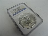 Certified 2011-W American Silver Eagle MS-68 NGC