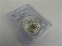 Certified 2015 MS69 American Silver Eagle PCGS