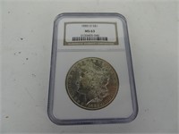 Certified MS-63 1885-O Morgan Silver Dollar - NGC