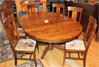 Oak Dining Table and Chairs