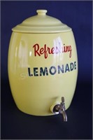 Ceramic Lemonade Crock Table Top Dispenser
