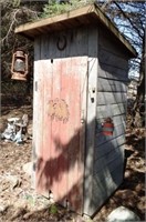 Antique Wooden Outhouse