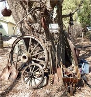 Wagon Wheels - Antiques - Cast Iron & More