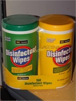 Disinfectant wipes - 2 new bottles