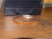 Amber stretch bracelet