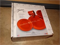 Fiesta ware - 4 pc set in red - new in box