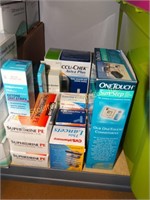 Diabetic testing supplies - one touch sure step