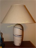 Pottery style lamp - 23"H
