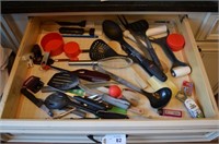 Large assortment of kitchen utensils