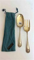 2 STERLING SERVING UTENSILS WITH ANTI TARNISH