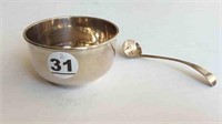 SMALL BIRKS STERLING BOWL WITH STERLING SPOON
