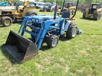 Ford 1215 Tractor w/New Holland 7106 Loader,