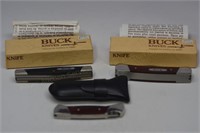 3 - Buck Knives, all mint