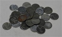 33 - 1943 Steel War Pennies