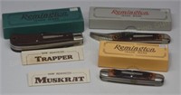 3 - Remington Bullet Knives, Mint in box