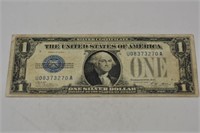1928 One Dollar Silver Certificate Note