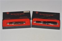 2 Winchester Pocket Knives, Mint in original boxes