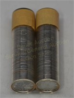 2 Rolls Uncirculated 1943d & p War Pennies