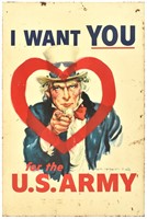 Double Sided U.S. Army Recruiting Sign