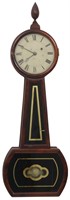 Tosely Mahogany Massachusetts Banjo Clock