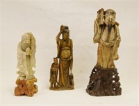 Chinese soapstone figures