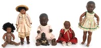 6 Black Baby Dolls