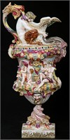 Capodimonte Porcelain Figural Ewer