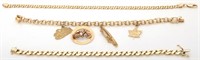 3 Pcs. Estate 14K Gold Bracelets