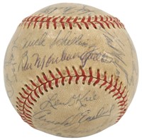 1960s Boston Red Sox Autographed Baseball