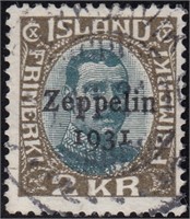 Iceland stamps #C9-C11 Used F/VF and sound CV $525