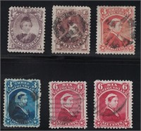 Canada Stamps Newfoundland #32-36 Used F/VF
