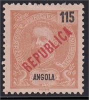 Angola stamps #165 Unused No Gum VF CV $125