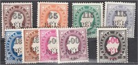Angola stamps #61-69 Mint HR Fine to VF CV $218