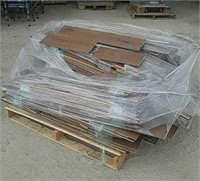 Pallet of wood flooring, various  lengths