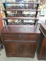 Pull Out Front Mahogany desk, c. 1830