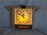 Vintage Falstaff Lighted Clock