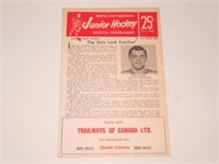 1965 Maple Leaf Gardens Hockey Program
