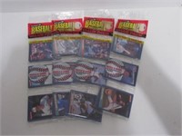 Lot of 4 1986 Donross Baseball Rack Packs