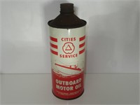 Cities Service Outboard Motor Oil Can